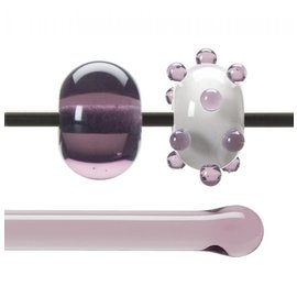 Bullseye glass 1528-576 Rod -pale amethyst