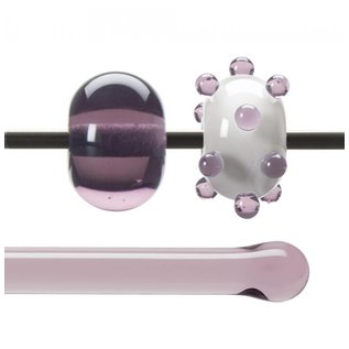 Bullseye glass 1528-576 Rod -pale amethyst