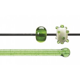 Bullseye glass 1812-576 Rod -seaweed aventurine