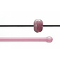 Bullseye glass 2010-576 Rod -clear & pink opal