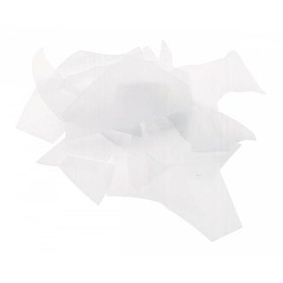 Bullseye glass 0113 Confetti white