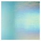 Bullseye glass 1444-051 sea blue, thin, irid, rbow 2 mm