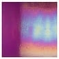 Bullseye glass 1234-051 violet striker, thin, irid, rbow 2 mm
