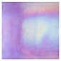 Bullseye glass 1234-051 violet striker, thin, irid, rbow 2 mm
