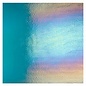 Bullseye glass 1108-051 aquamarine blue, thin, irid, rbow 2 mm
