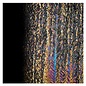 Bullseye glass 0100-025 black, herringbone ripple, irid, rbow 3 mm