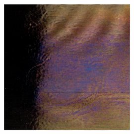 Bullseye glass 0100-044 black, reed, irid, rbow 3 mm