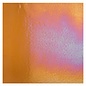 Bullseye glass 1205-051 light coral striker, thin, irid, rbow 2 mm