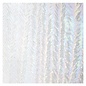 1101-025 clear, herringbone ripple, irid, rbow 3 mm