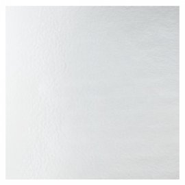 Bullseye glass 1101-037 clear, dbl-rol, irid, silver 3 mm