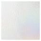 Bullseye glass 1101-048 clear prismatic, irid, rbow 3 mm