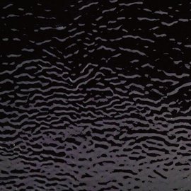 Bullseye glass 0100-021 black soft ripple 3 mm