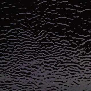 Bullseye glass 0100-021 black soft ripple 3 mm