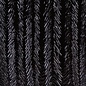 Bullseye glass 0100-022 black, herringbone ripple 3 mm