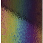 Bullseye glass 0100-031 black, dbl-rol, irid, rbow 3 mm