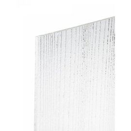 Bullseye glass 1101-045 clear, accordion 3 mm