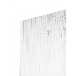 Bullseye glass 1101-045 clear, accordion 3 mm