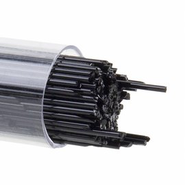 Bullseye glass 0100 - 1mm Stringers - black