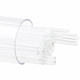 Bullseye glass 1101-1 mm clear stringers