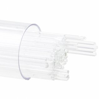 Bullseye glass 1101-1 mm clear stringers