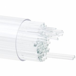 Bullseye glass 1009 - 1mm Stringers - reactive ice clear