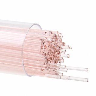 Bullseye glass 1834 - 1mm Stringers - coral orange tint