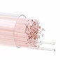 Bullseye glass 1834 - 1mm Stringers - coral orange tint