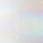 Bullseye glass 0113-031 white, dbl-rol, irid, rbow 3 mm