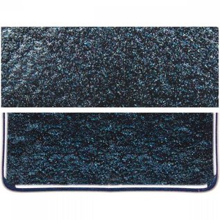 Bullseye glass 1140-050 aventurine blue 2 mm