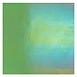 Bullseye glass 1107-031 light green, dbl-rol, irid, rbow 3 mm