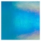 Bullseye glass 1116-031 turquoise blue, dbl-rol, irid, rbow 3 mm