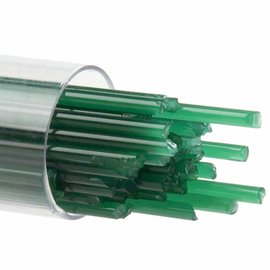 Bullseye glass 0145 - 2mm Stringers - jade green