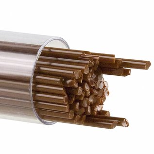 Bullseye glass 0203 - 2mm Stringers - woodland brown