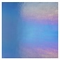 Bullseye glass 1414-031 light sky blue, dbl-rol, irid, rbow 3 mm