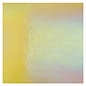 Bullseye glass 1437-031 light amber, dbl-rol, irid, rbow 3 mm