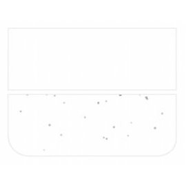 Bullseye glass 1401-050 crystal clear 2 mm