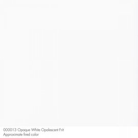 Bullseye glass 0013 frit opaque white coarse 110 gram