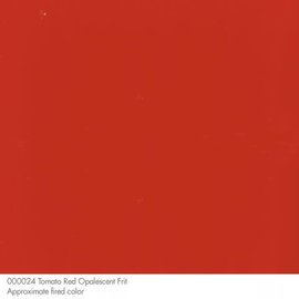 Bullseye glass 0024 frit tomato red coarse 110 gram