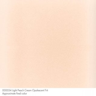Bullseye glass 0034 frit light peach cream fine 110 gram