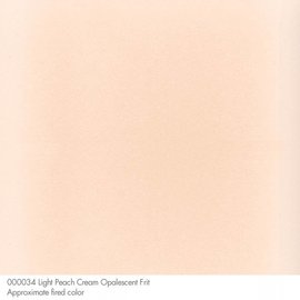 Bullseye glass 0034 frit light peach cream coarse 110 gram