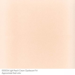 Bullseye glass 0034 frit light peach cream powder 110 gram
