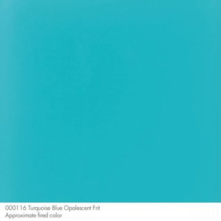 Bullseye glass 0116 frit turquoise blue powder 454 gram