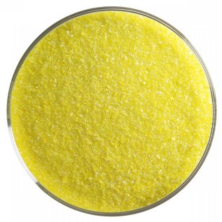 Bullseye glass 0120 frit canary yellow fine 110 gram