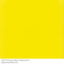 0120 frit canary yellow coarse 110 gram