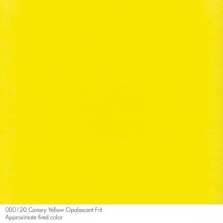 Bullseye glass 0120 frit canary yellow powder 454 gram