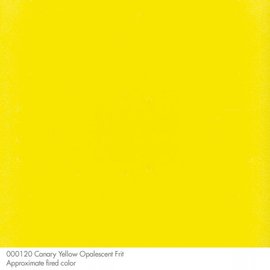 Bullseye glass 0120 frit canary yellow coarse 454 gram