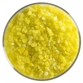 Bullseye glass 0120 frit canary yellow coarse 454 gram