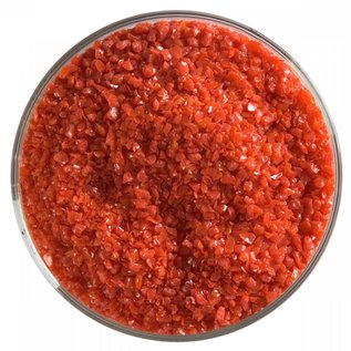 Bullseye glass 0124 frit red medium 110 gram