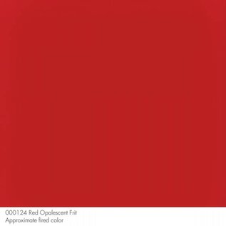 Bullseye glass 0124 frit red coarse 110 gram