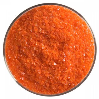 Bullseye glass 0125 frit orange medium 110 gram